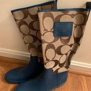 Vintage Coach Rain boots